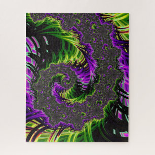 Puzzle Arte Abstracto Fractal Espiral Psicodélico Eclécti