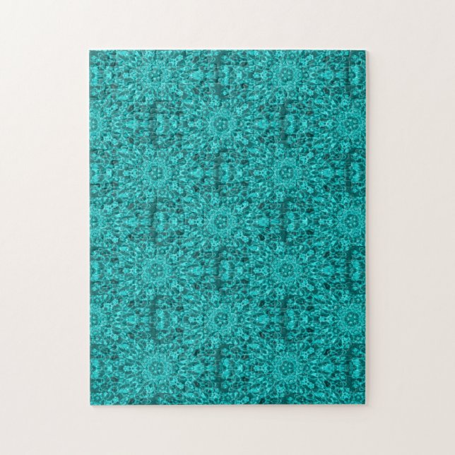 Puzzle Arte abstracto geométrico de las aguas caleidoscop (Vertical)