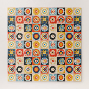 Puzzle Arte abstracto retro en el estilo de Hilma af Klin
