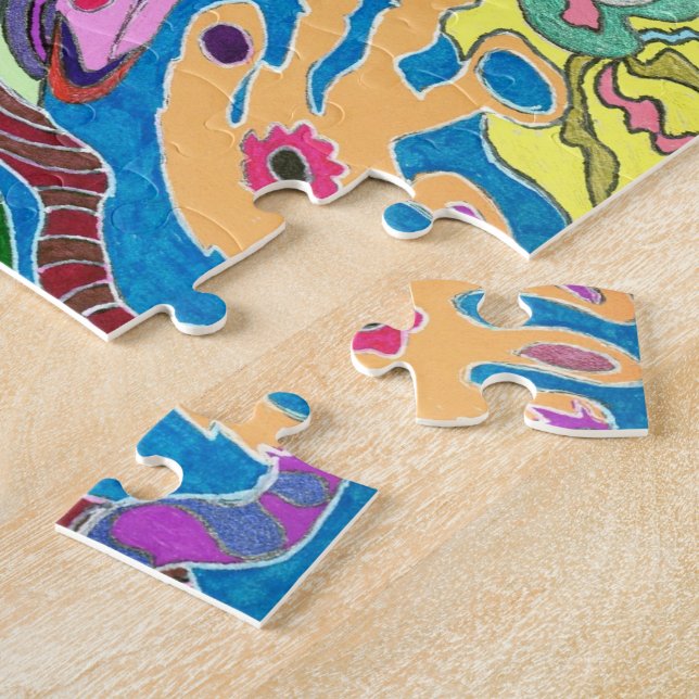 Puzzle Arte abstracto "Rosa" (Lado)