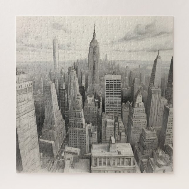 Puzzle Arte acuático de Nueva York (Vertical)