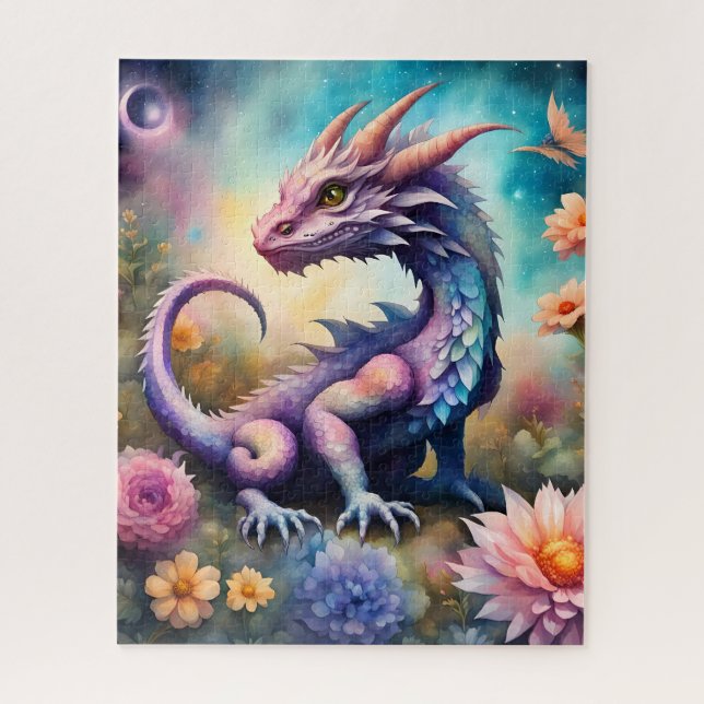Puzzle Arte ai del dragón bebé (Vertical)