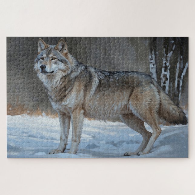 Puzzle Arte Alpha Timber Wolf (Horizontal)