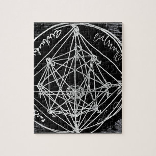 Puzzle arte alquímico de la transmutación del yaie