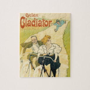 Puzzle Arte Antiguo Modernista, Bicicletas Gladiator Cycl