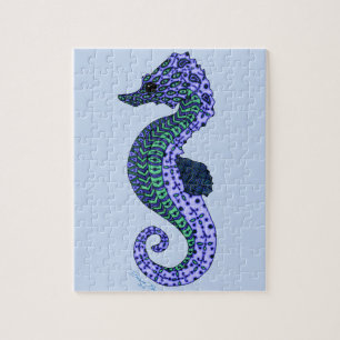 Puzzle Arte azul bonito del océano de la aguamarina del