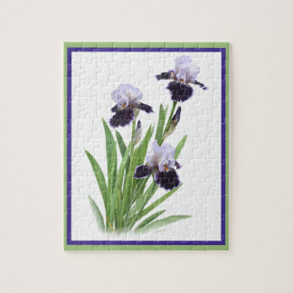 Puzzle Arte Botánico Purple Iris