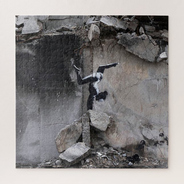 Puzzle arte callejero, arte, mural, graffiti, artista cal (Vertical)