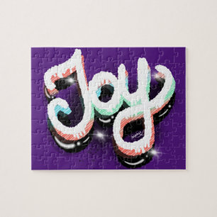 Puzzle Arte Callejero con Letra a Mano Joy Faith