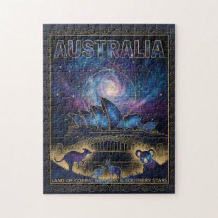 Puzzle Arte Celestial Australia Sídney Cósmico