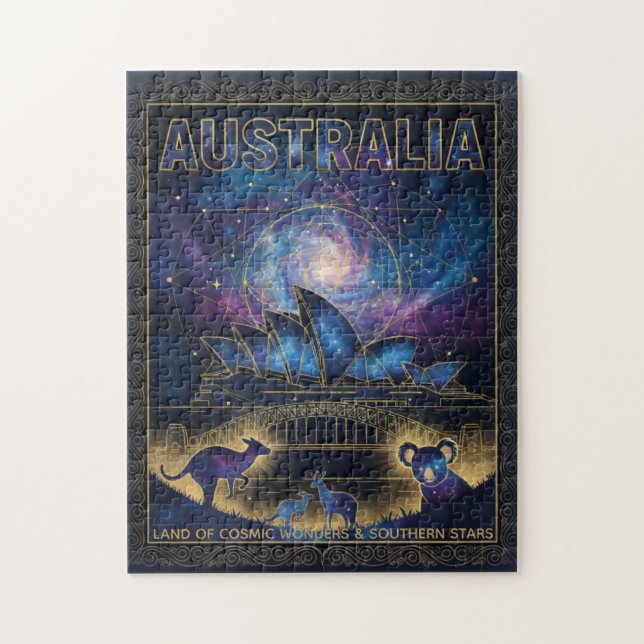 Puzzle Arte Celestial Australia Sídney Cósmico (Vertical)