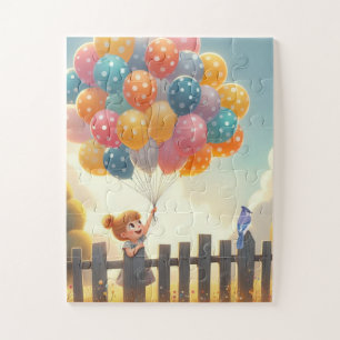 Puzzle Arte chica caprichoso/lindo