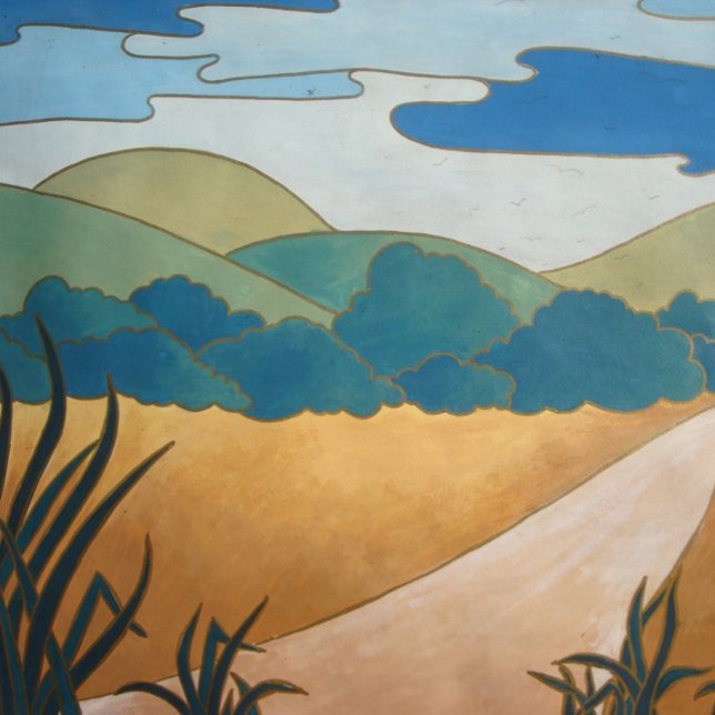 Puzzle arte contemporáneo paisajístico abstracto (Subido por el creador)