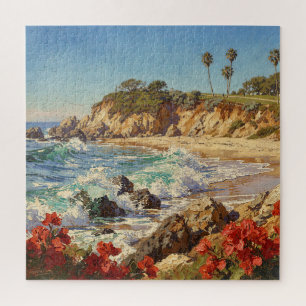 Puzzle Arte Costero Impresionista   Playa de California