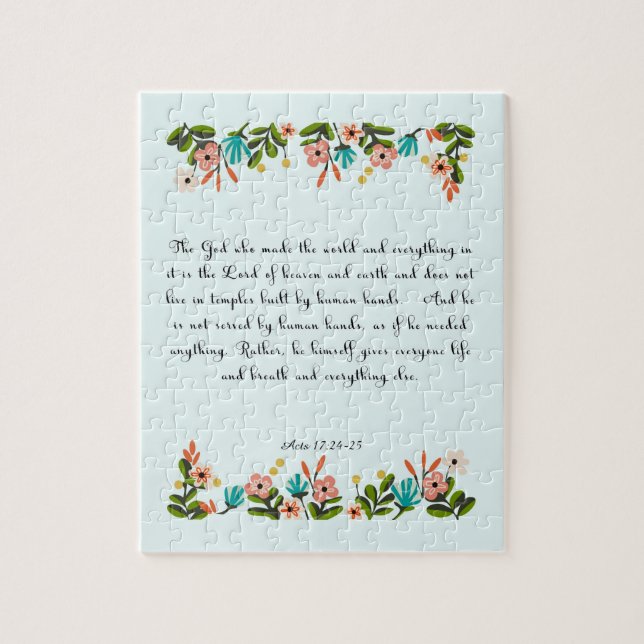 Puzzle Arte cristiano fresco - 17:24 de los actos - 25 (Vertical)