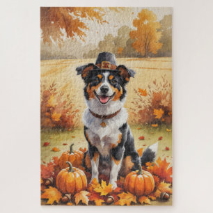 Puzzle Arte de Acción de Gracias de Hojas de Otoño de Kel