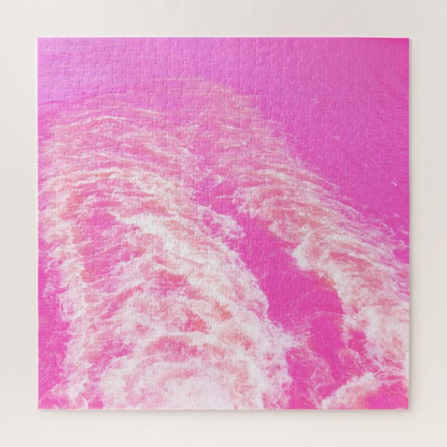 Puzzle Arte de agua rosa (Vertical)