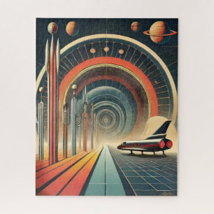 Puzzle Arte de Agujero de Gusano de Espacio de Edad Media