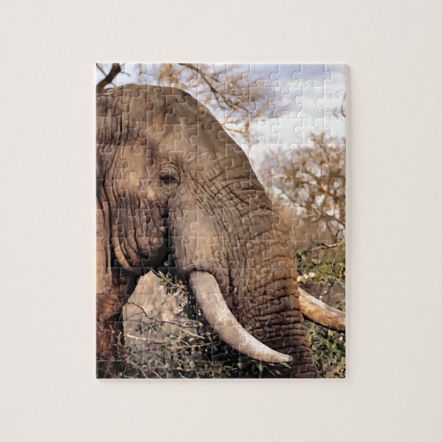 Puzzle Arte de amantes de elefantes (Vertical)