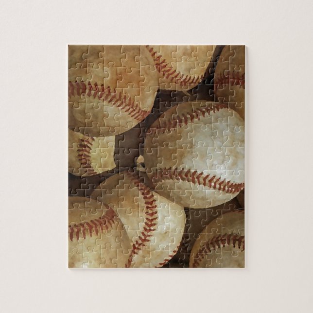Puzzle Arte de béisbol de moda (Vertical)