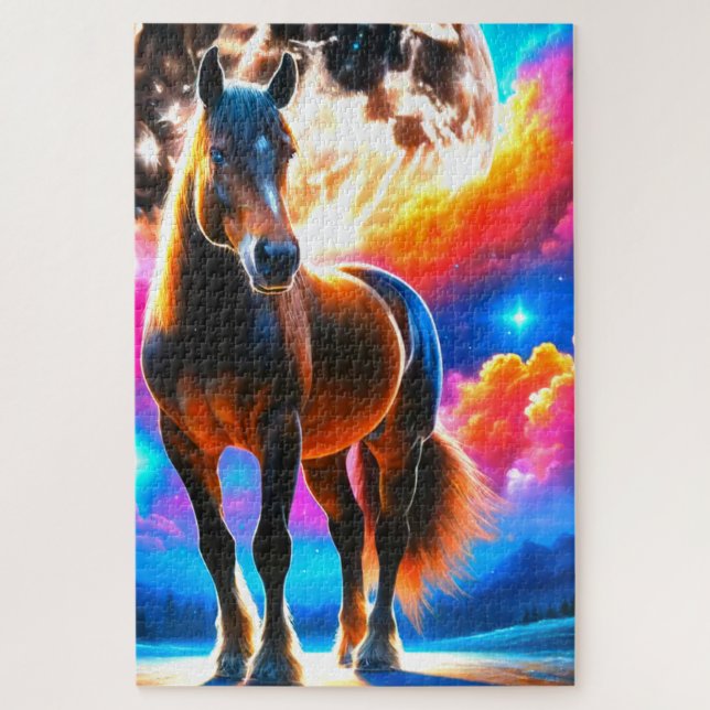 Puzzle Arte de caballo (Vertical)