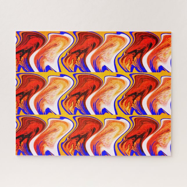 Puzzle Arte de café y crema (Horizontal)