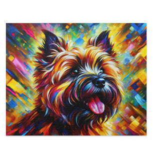 Puzzle Arte de Cairn Terrier estilo acrílico Wheaten Cair