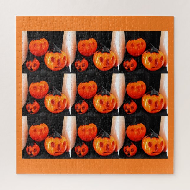 Puzzle Arte de calabazas aterradoras (Vertical)
