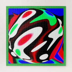 Puzzle Arte de calentamiento global del planeta caliente