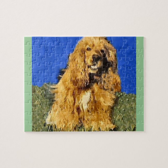 Puzzle Arte de Cocker Spaniel (Horizontal)
