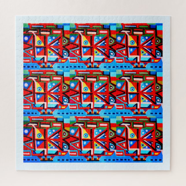 Puzzle Arte de código de viaje para extranjeros (Vertical)