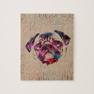 Puzzle Arte de Digitaces del perro del barro amasado