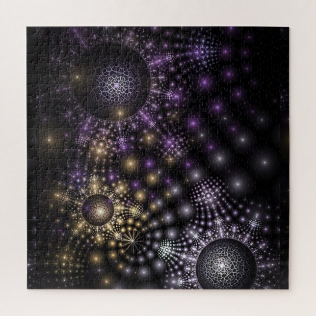 Puzzle Arte de esfera fractal mandala universo (Vertical)