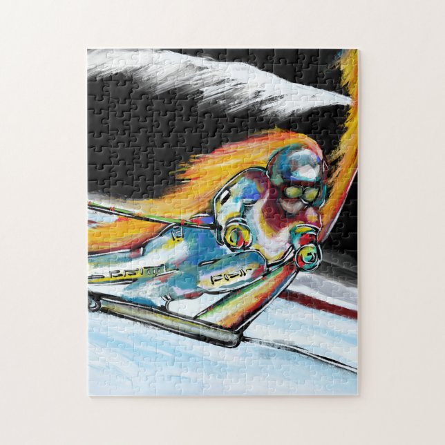 PUZZLE ARTE DE ESQUIADOR (Vertical)