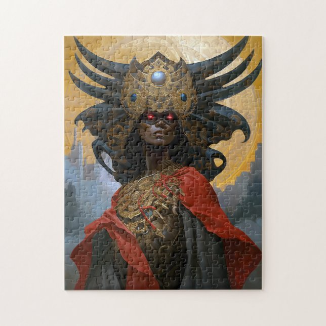 Puzzle Arte de fantasía de la diosa reina (Vertical)
