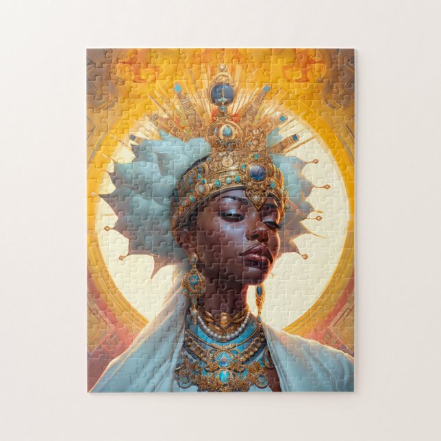 Puzzle Arte de fantasía de la diosa reina (Vertical)