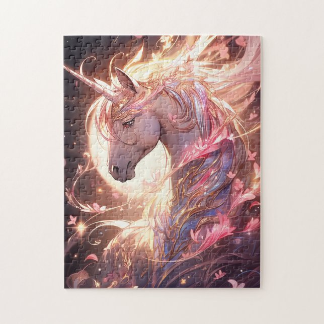 Puzzle Arte de fantasía de Unicorn (Vertical)