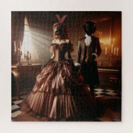 Puzzle Arte de fantasía steampunk victoriano Mascarada