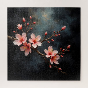 Puzzle Arte de Flor de Melocotón Vietnamita
