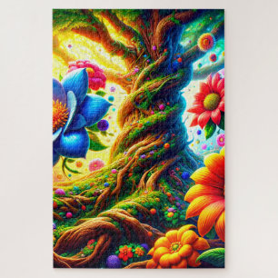 Puzzle Arte de flores