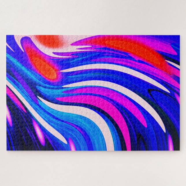 Puzzle Arte de flujo cosmético (Horizontal)