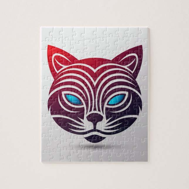 Puzzle Arte de gato (Vertical)