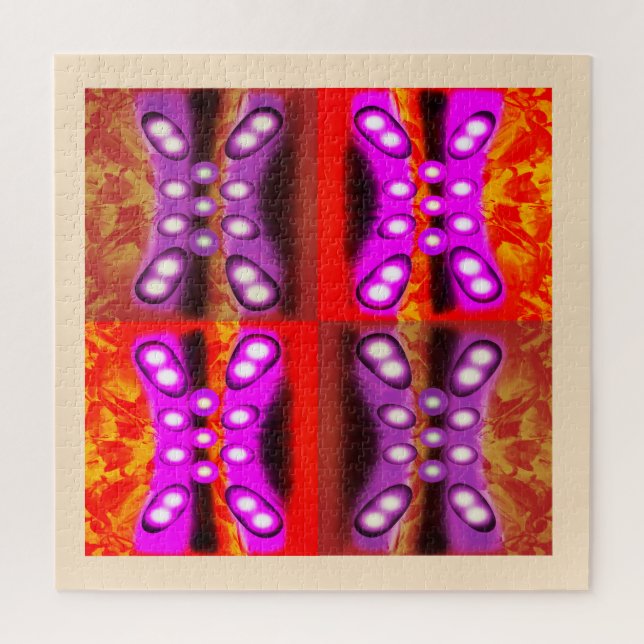 Puzzle arte de gemas de Navidad (Vertical)