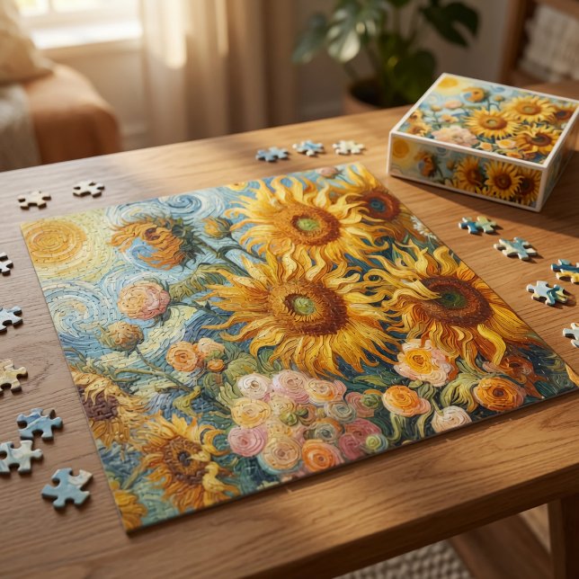 Puzzle Arte de Girasoles (Subido por el creador)