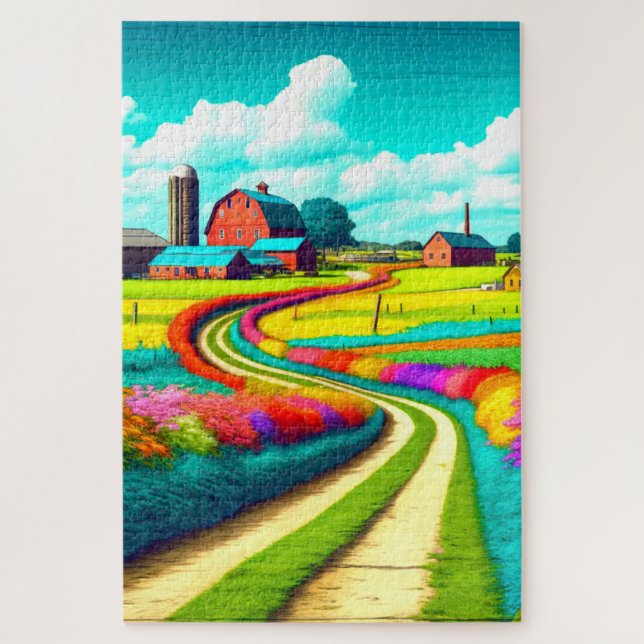 Puzzle Arte de granja (Vertical)