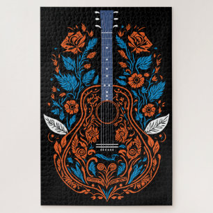 Puzzle Arte de guitarra de campo
