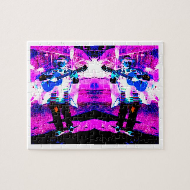 Puzzle Arte de guitarristas (Horizontal)