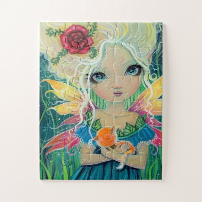Puzzle Arte de hadas de Cinnamon por Molly Harrison (Vertical)