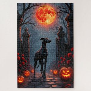 Puzzle Arte de Halloween con luz de luna gótica de Greyho