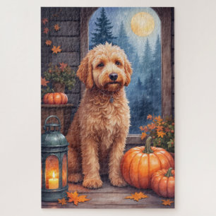 Puzzle Arte de Halloween de la cabaña acogedora de Berned
